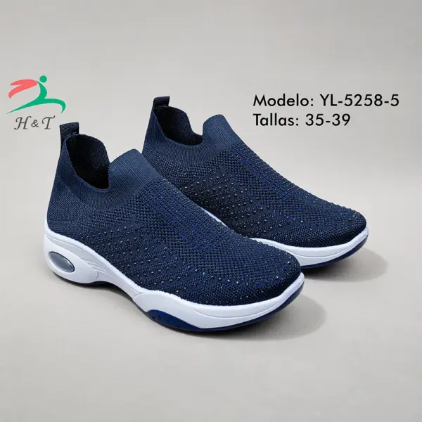 Tenis Slip-On Brillantes - Mujer/YL-5258 - Image 5